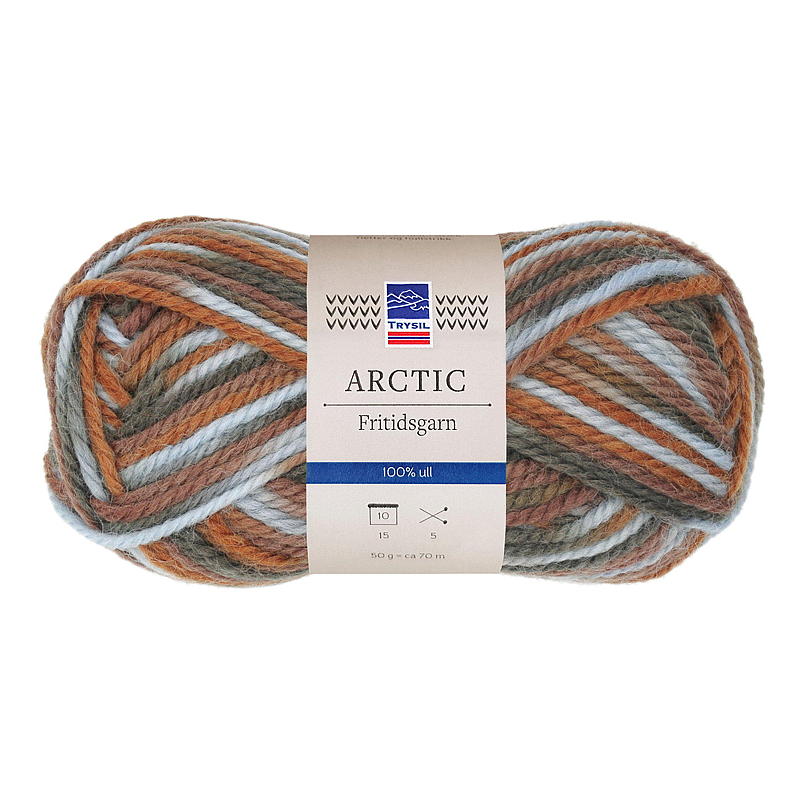 Trysil Arctic fritidsgarn rustfarget print