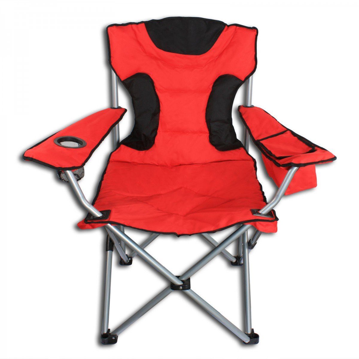 bonsport Campingstuhl Campingstuhl XXL mit Flaschenhalter und Kühltasche