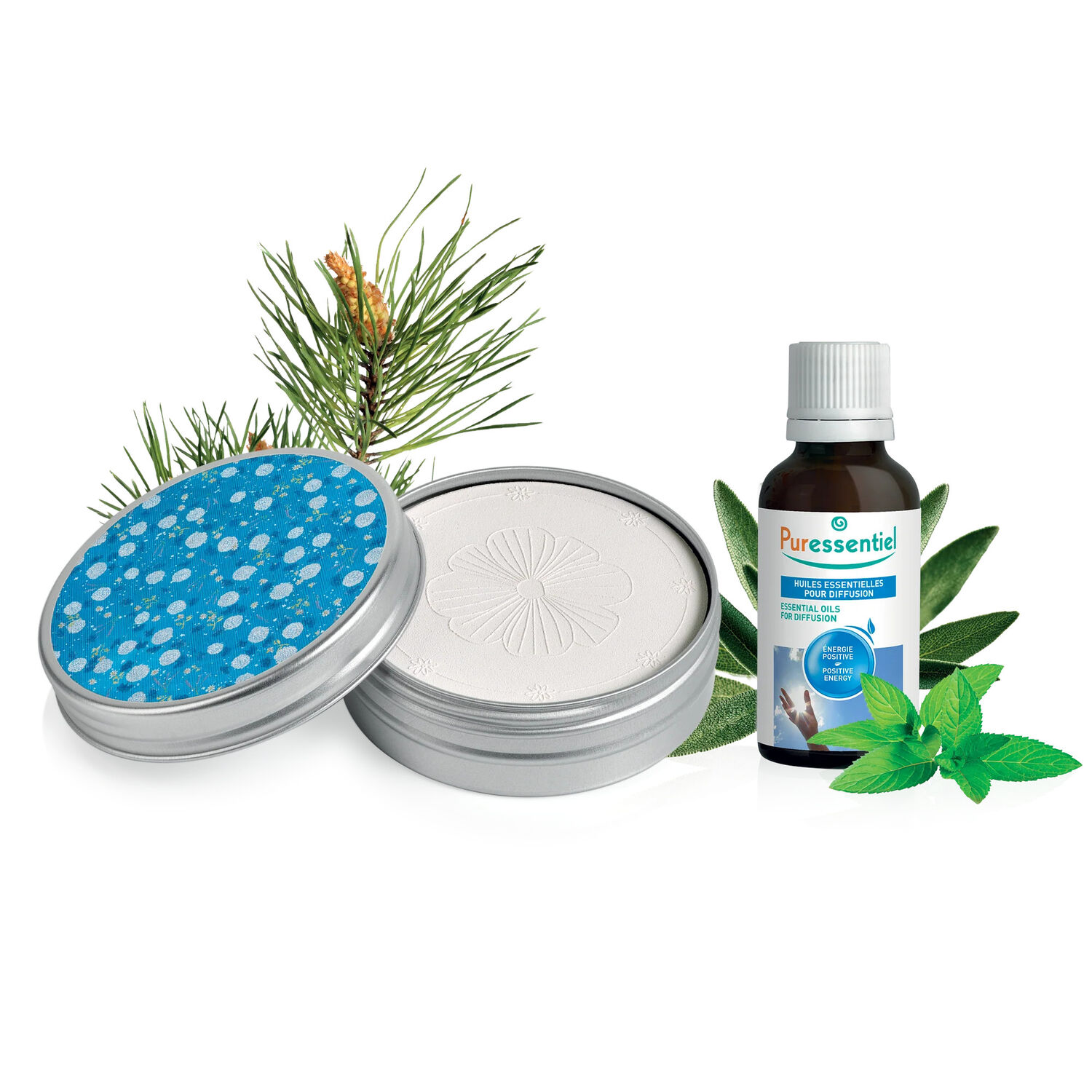 Puressentiel Diffuseur Galet en Céramique Energie Positive