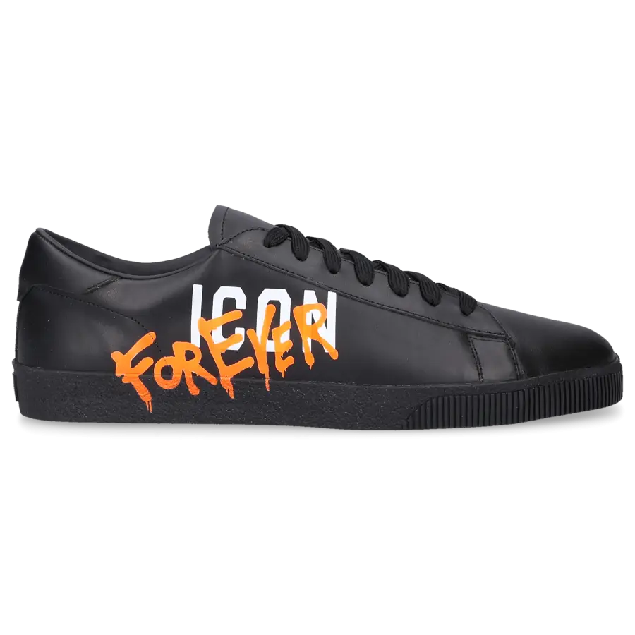 Dsquared2 - Sneaker low ICON CASSETTA Kalbsleder - schwarz