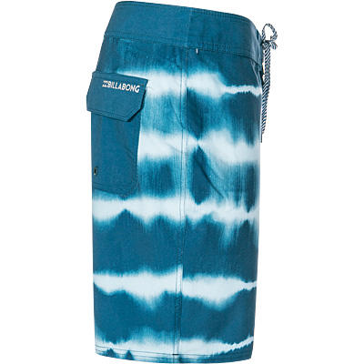 BILLABONG, Boardshorts, Mikrofaser, blau- gemustert