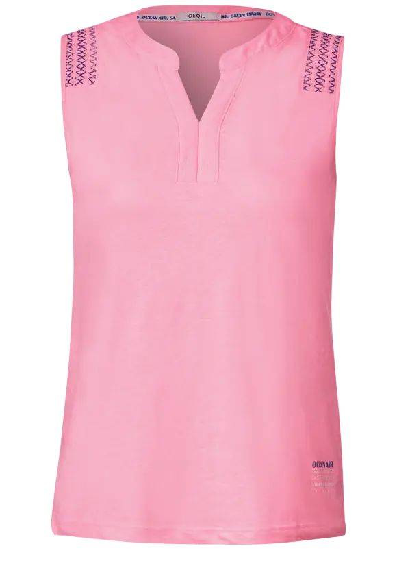 CECIL Top mit Smockdetails