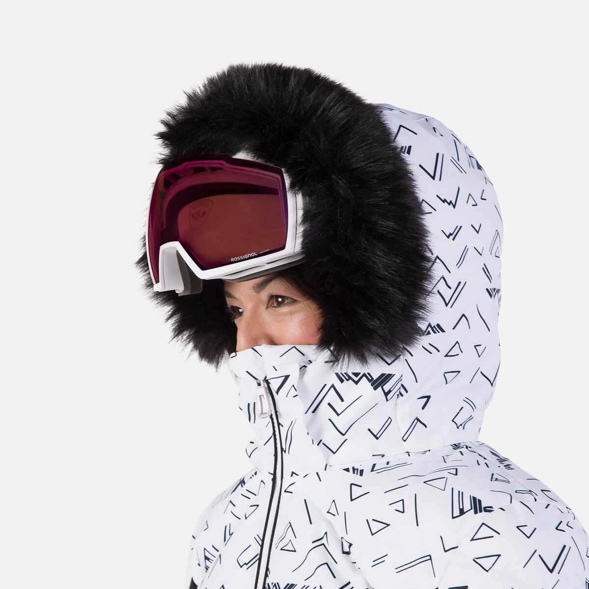Damensteppjacke mit Print Staci
