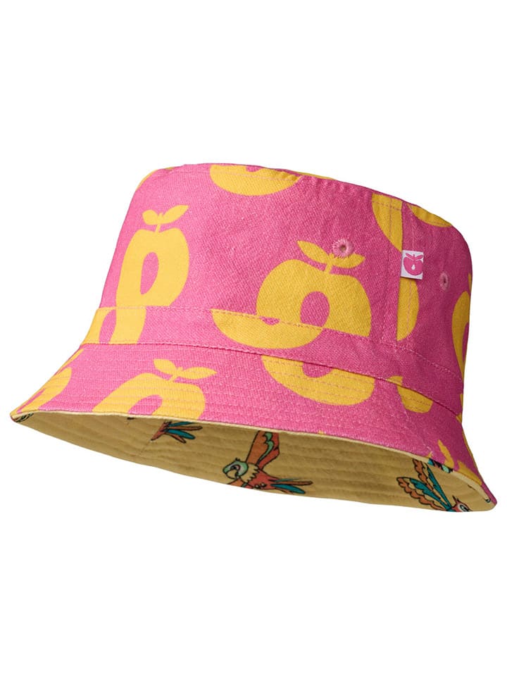 Småfolk Wende-Hut in Pink/ Gelb günstig kaufen