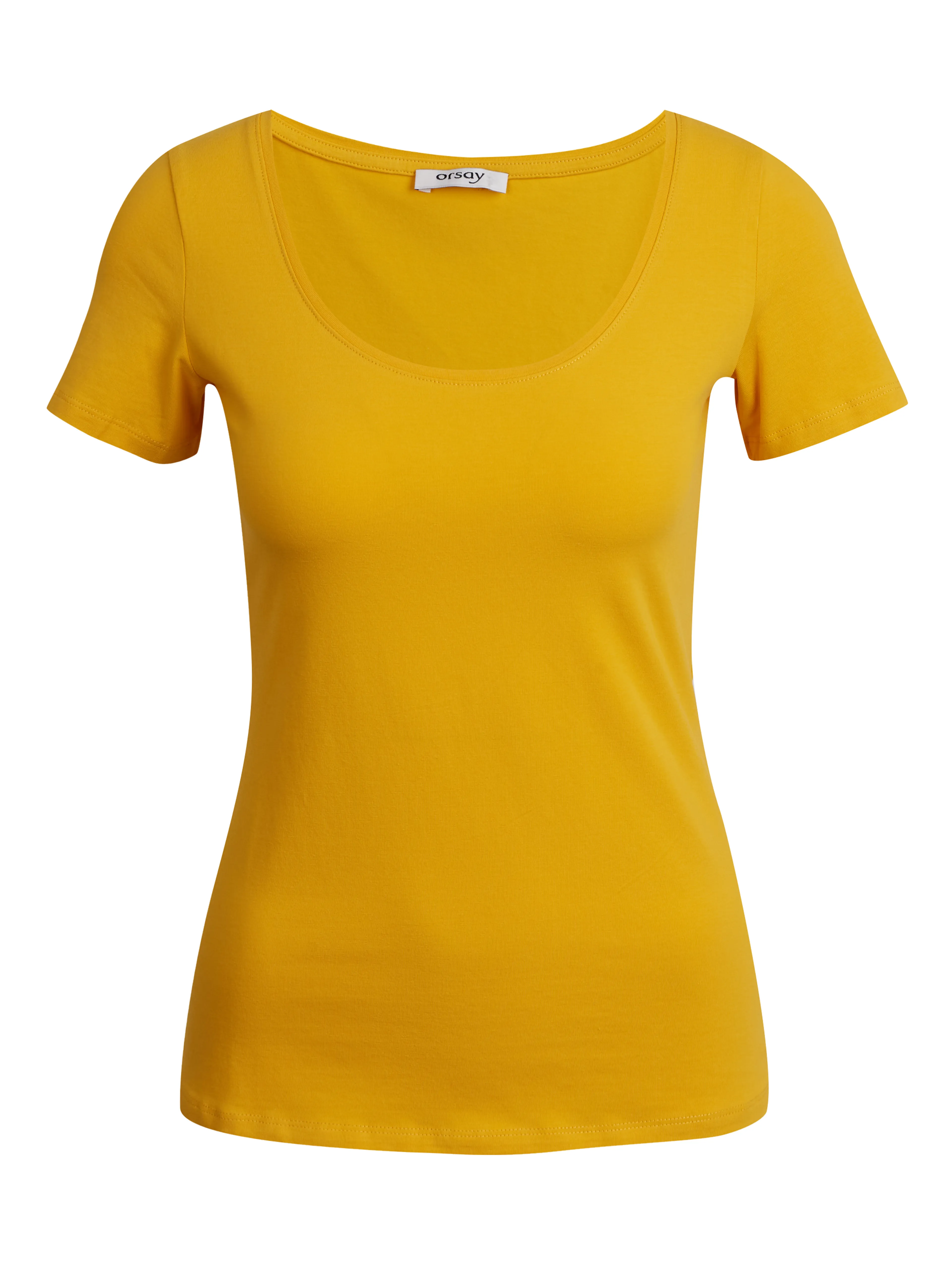 Gelbes Damen-Basic-T-Shirt ORSAY