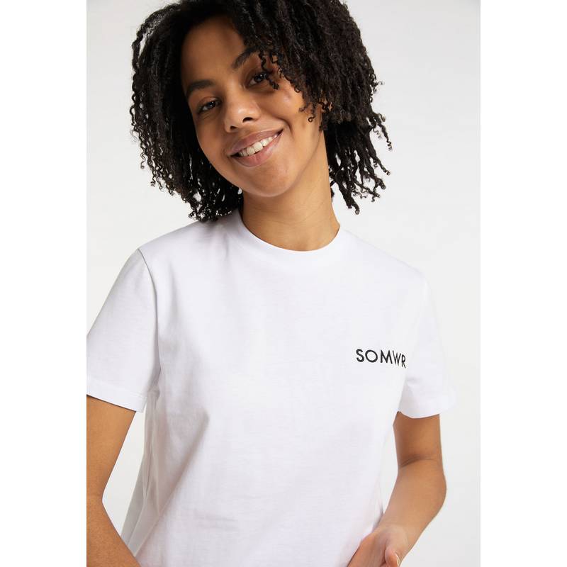 SOMWR T Shirt With Side Logo T-Shirt Damen