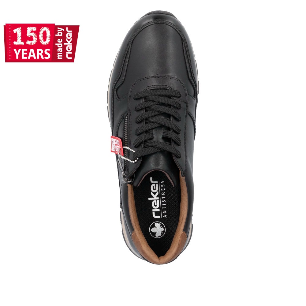 Rieker Herren Sneaker Low nachtschwarz