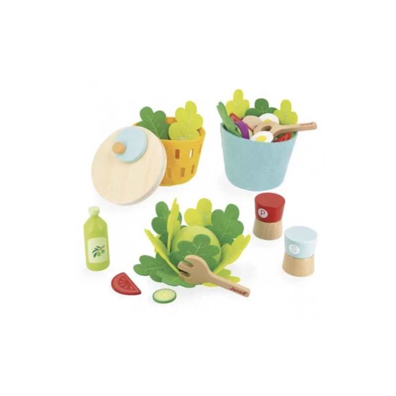 Ma salade composée en bois et feutrine