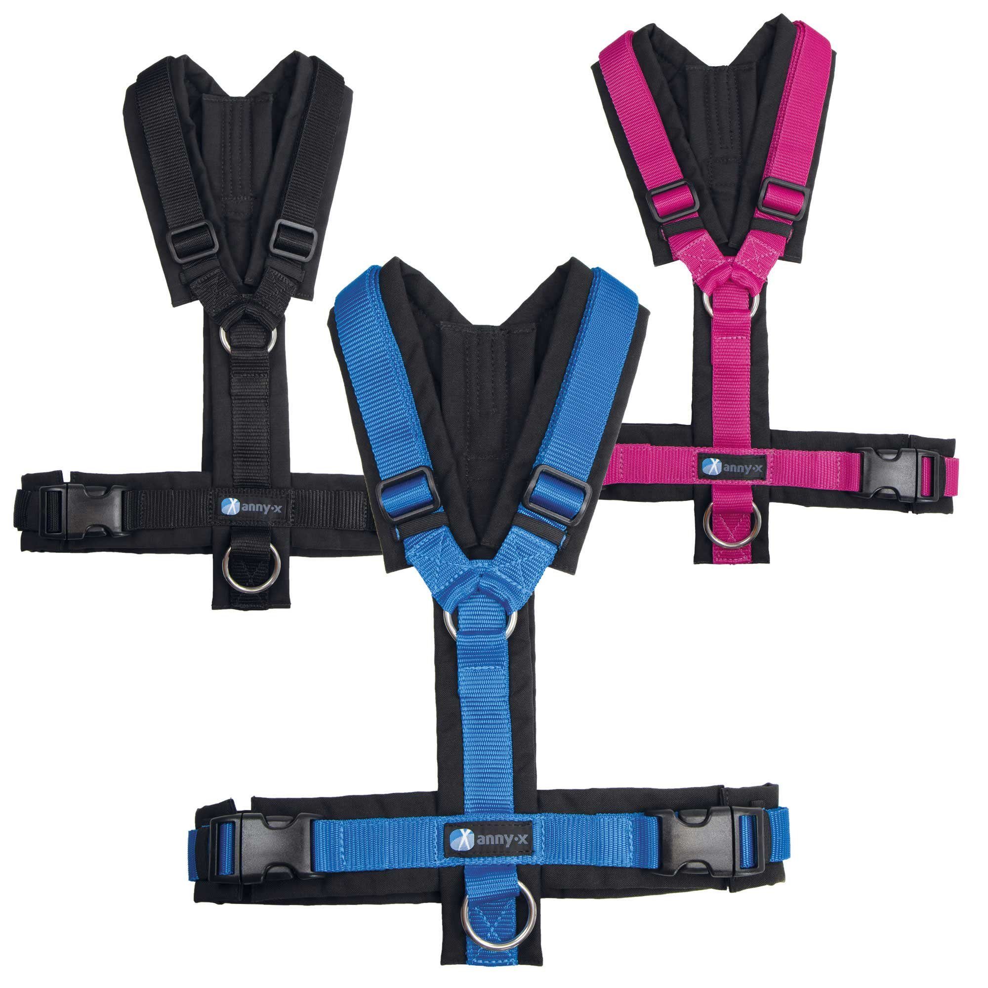 AnnyX Hunde-Geschirr Brustgeschirr Fun - gepolstert - superbequem, Nylon, gepolstert (vollunterlegt)