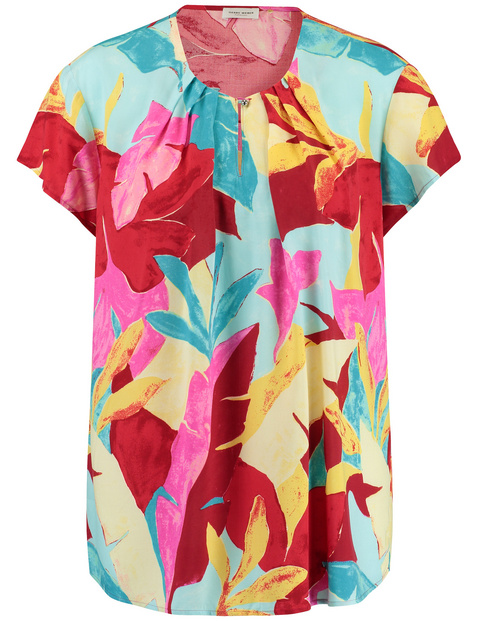Gemustertes Blusenshirt