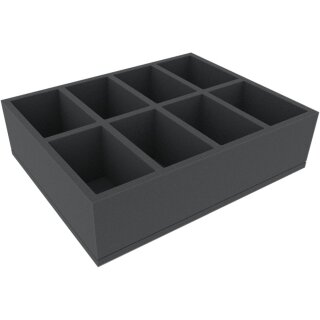 Feldherr 90 mm Full-Size Schaumstoffeinlage mit 8 Fächern