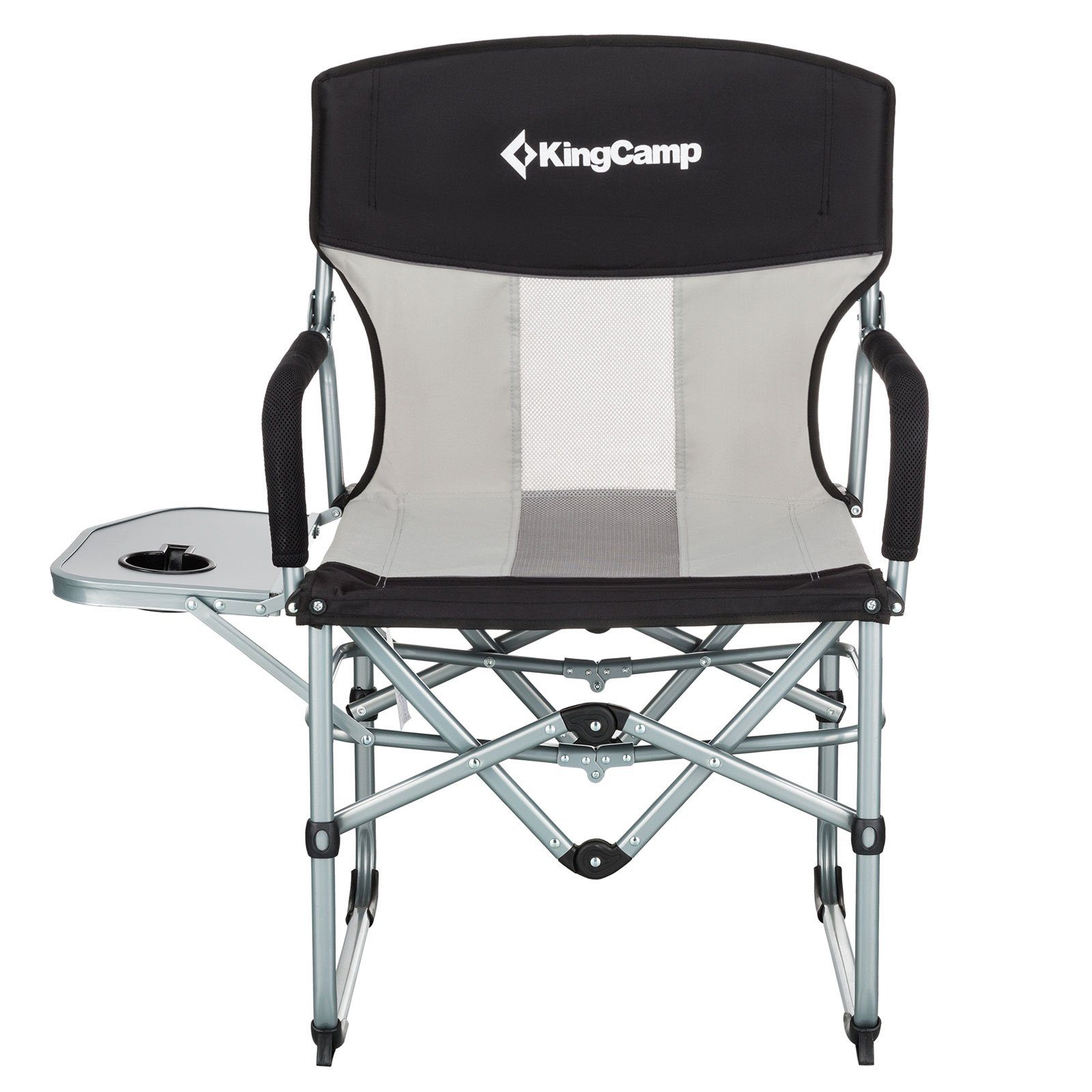 KingCamp Campingstuhl Camping Falt Stuhl Director Klapp, Sessel Garten Outdoor Armlehne 136 kg