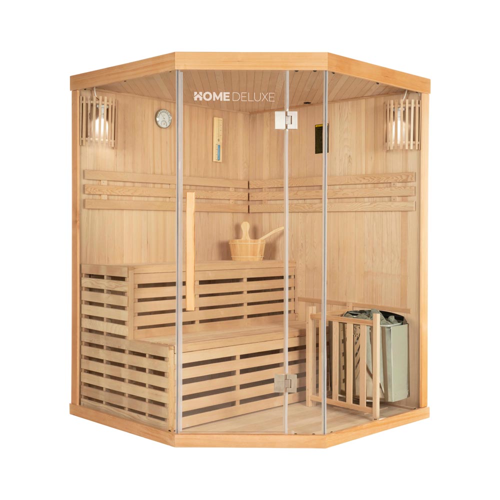 Home Deluxe Traditionelle Sauna SKYLINE XL - 150 x 150 cm