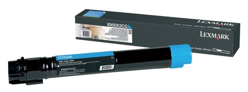 Lexmark Original Tonerkartusche X950X2CG Cyan