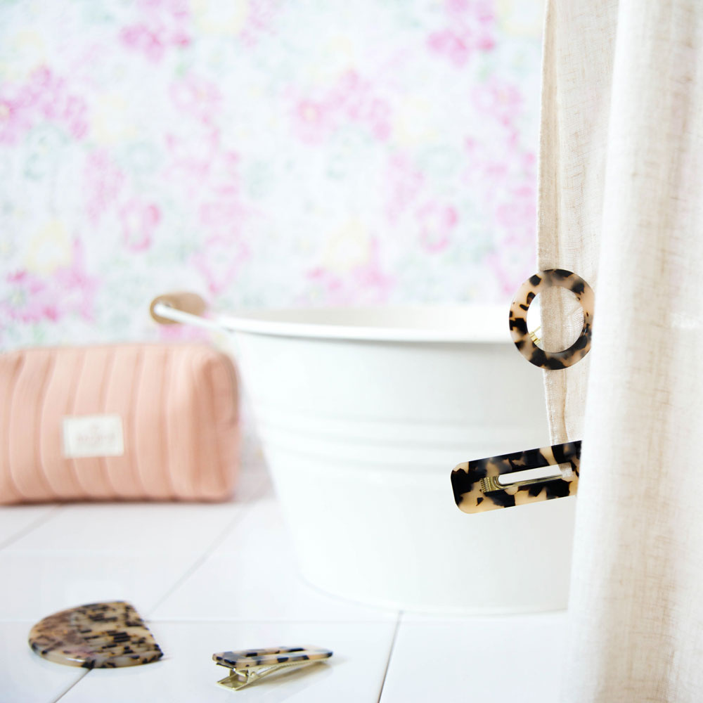 Bachca Barrette ronde Ecaille Accessoires beauté