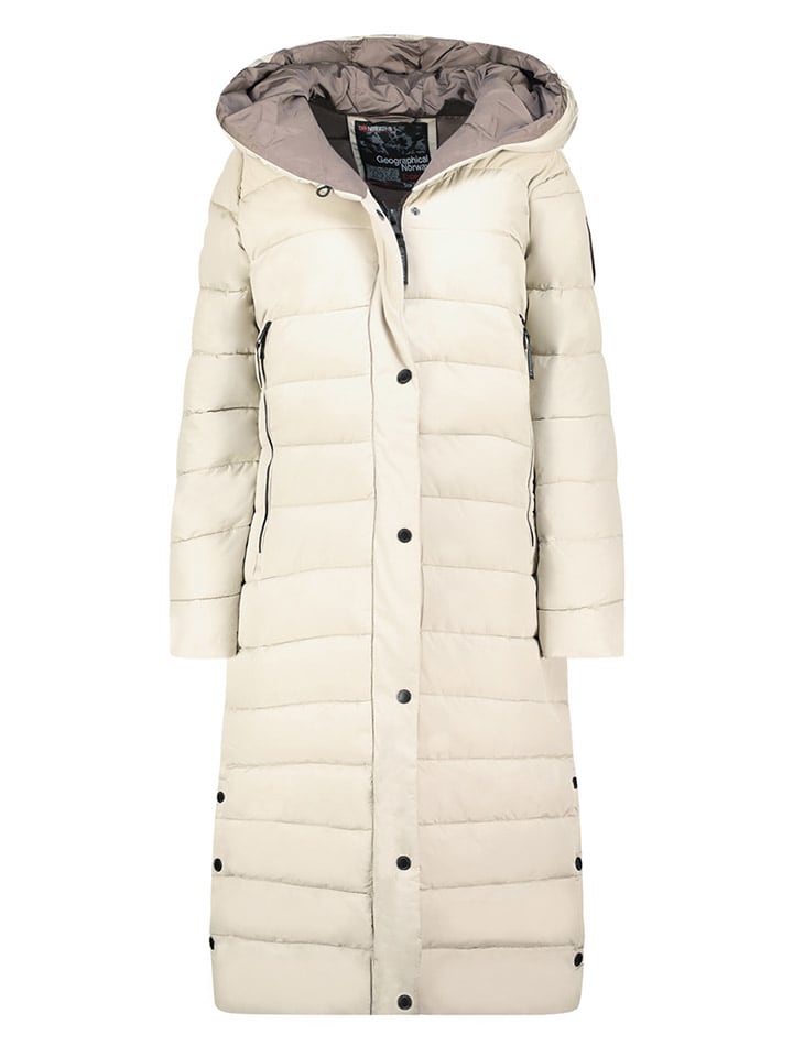 Geographical Norway Steppmantel in Creme günstig kaufen