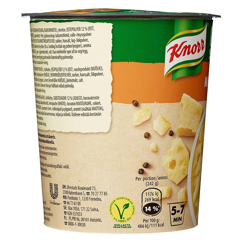 Knorr Pasta Snack pot 60 g Mac & cheese Knorr