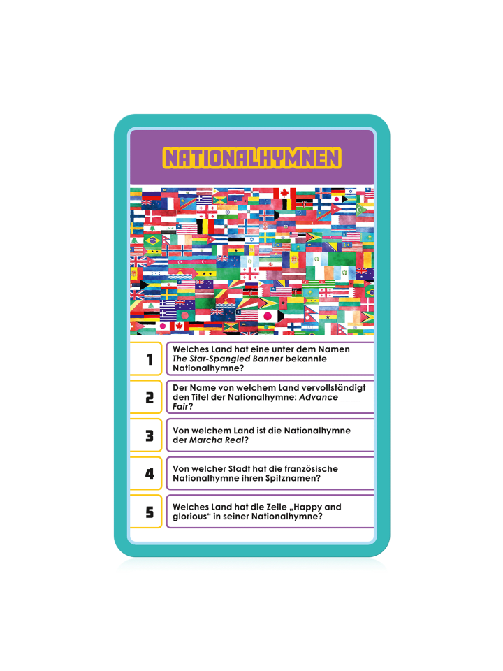 Winning Moves Top Trumps Quiz - Länder und Flaggen in bunt günstig kaufen onesize