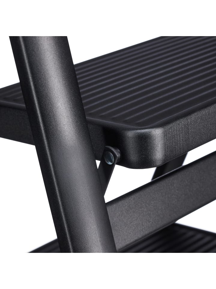 relaxdays Trittleiter in Schwarz - 3 Stufen günstig kaufen onesize