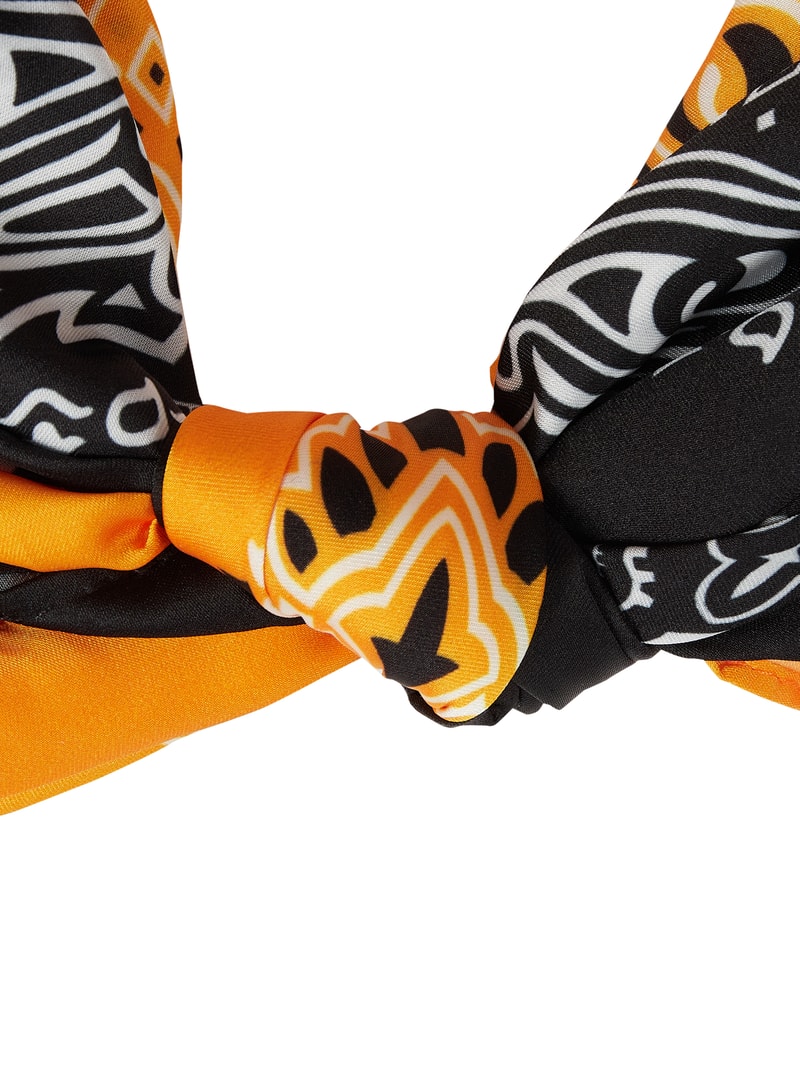 Halstuch mit Paisley-Dessin in orange