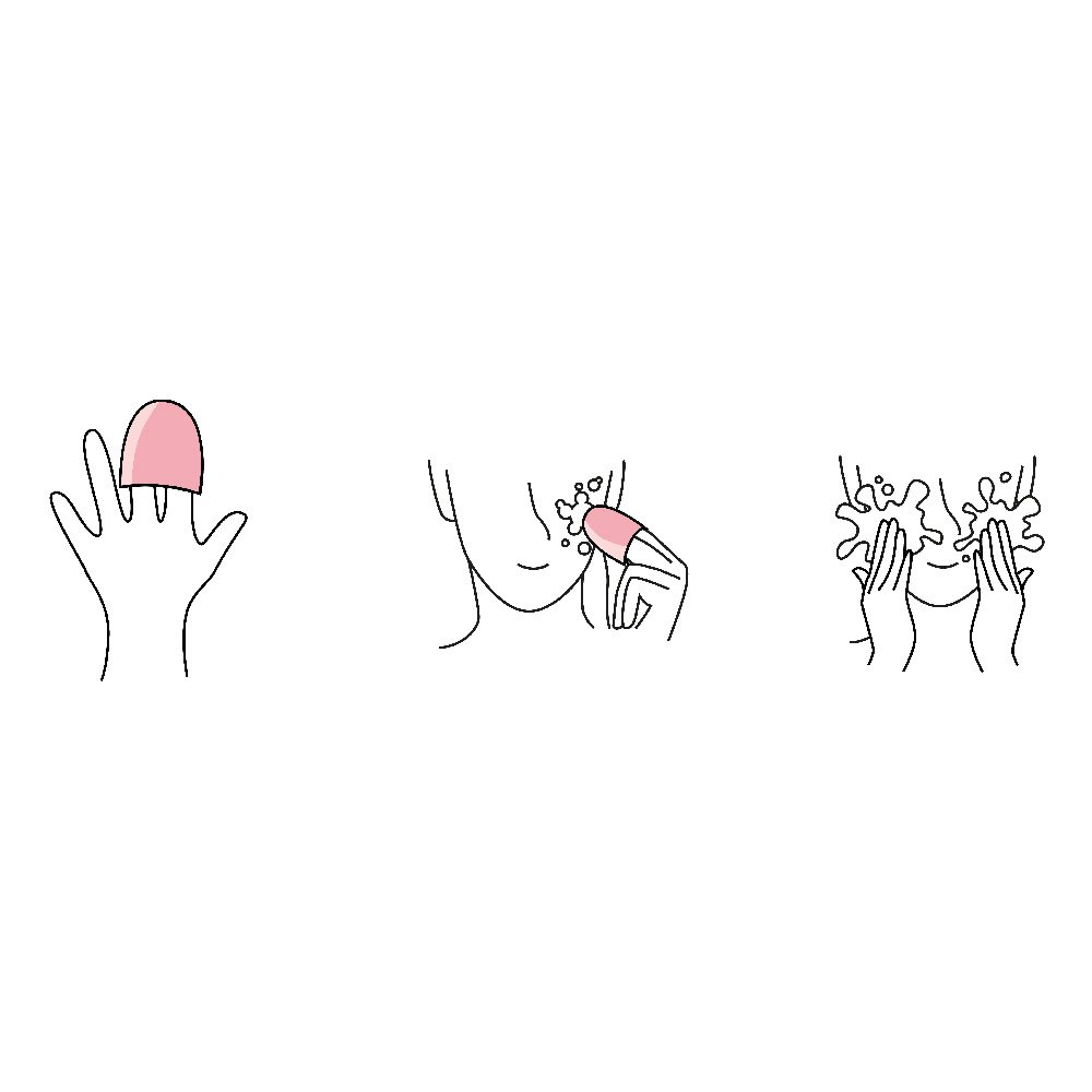 Takabath Face Bubble Face Wash Pad Einzelsachet