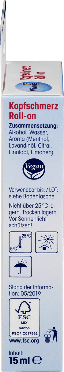 Kopfschmerz Roll-on, 15 ml