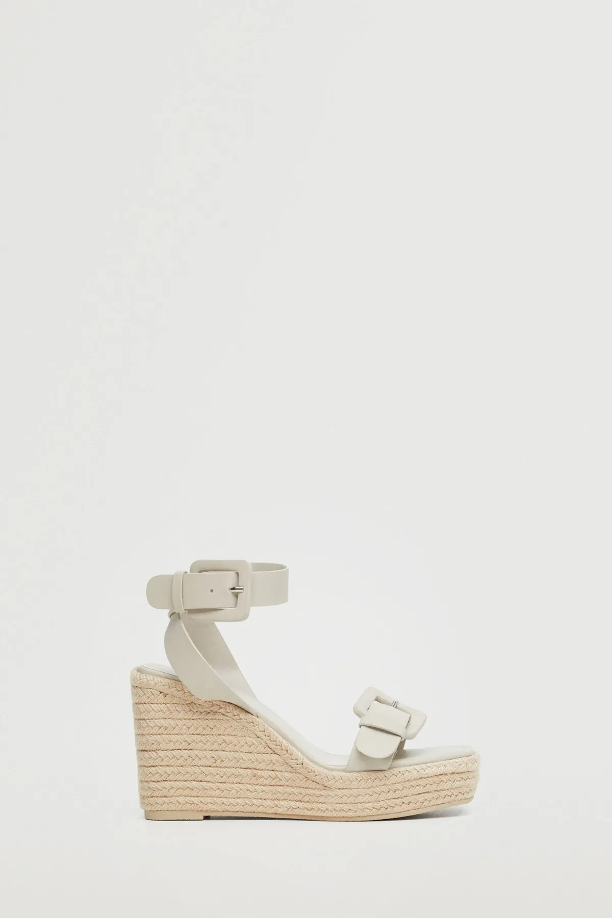 MANGO Woman  Damen Sandalen in Eisfarbe