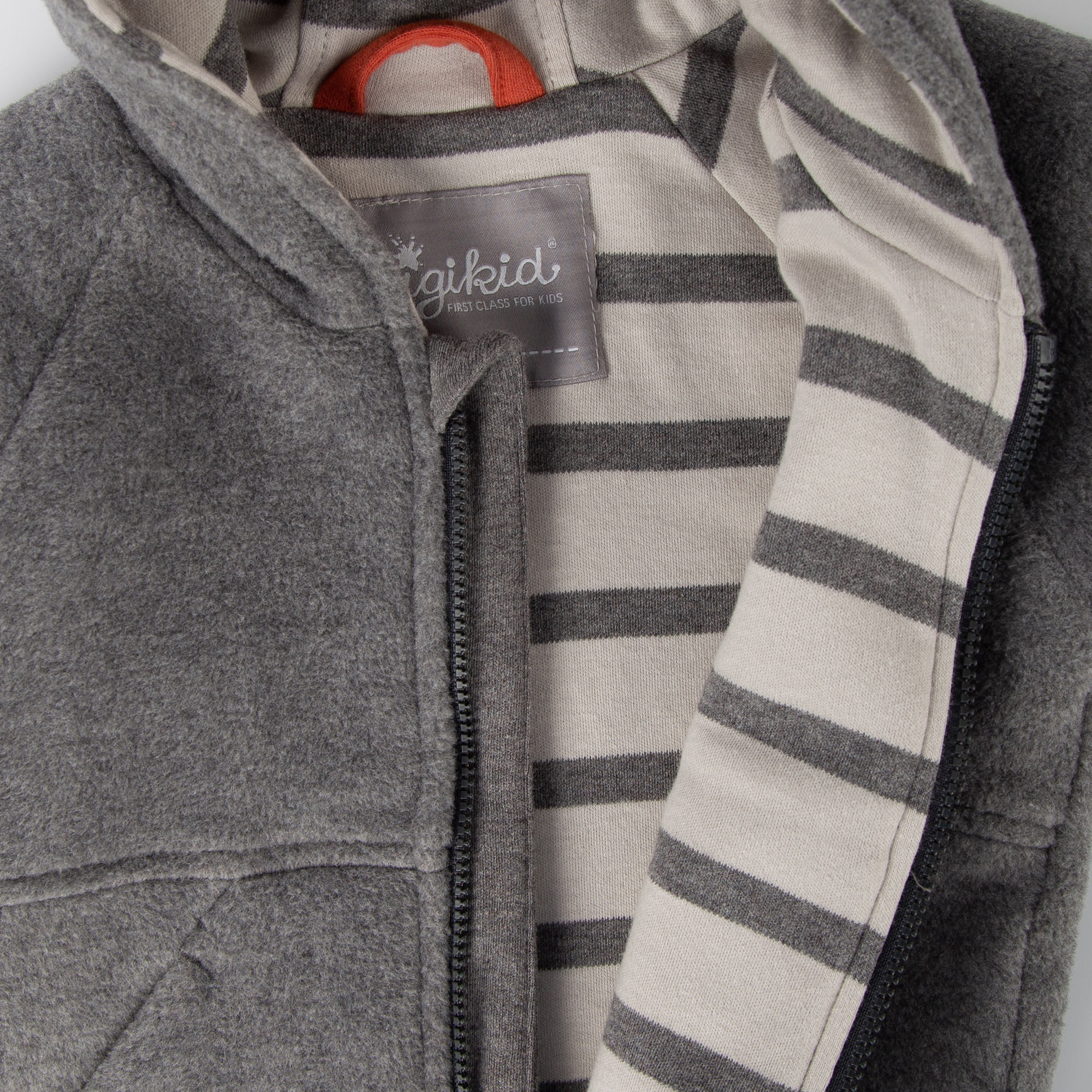 Baby Fleecejacke Eisbär, grau