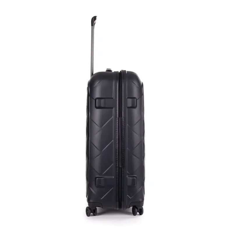 Stratic Leather&More - Hartschalen-Koffer L (bis 76cm) - matt black