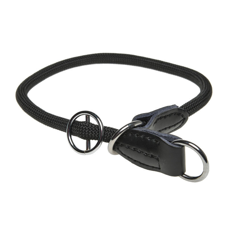 AniOne Hundehalsbänder AniOne Nylon Retriever-Halsband Activity schwarz L