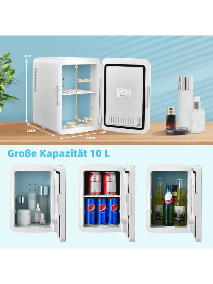 COSTWAY Kühlschrank AC/DC Skincare in Weiß günstig kaufen onesize