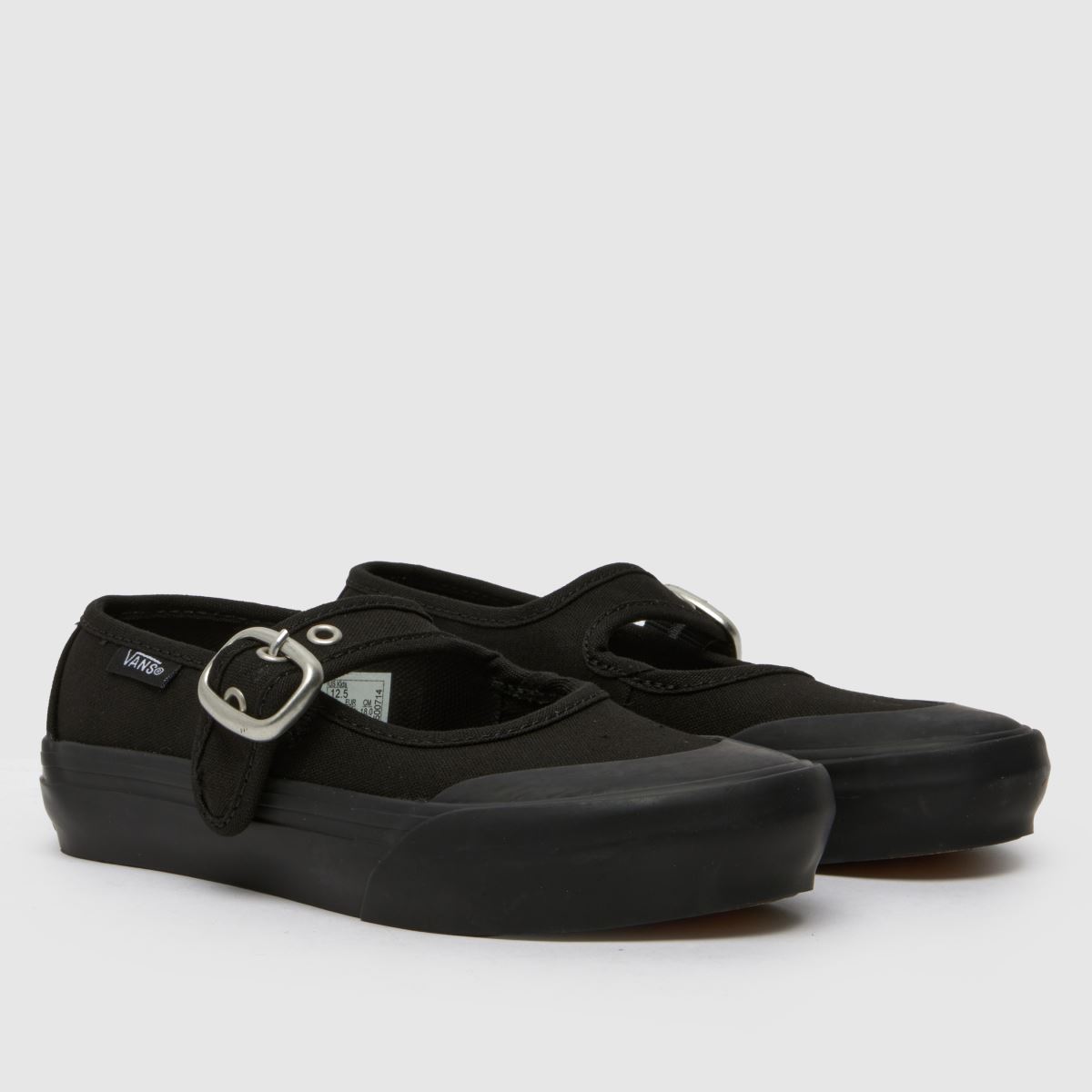 Vans svarta Mary Jane flickor junior träningsskor