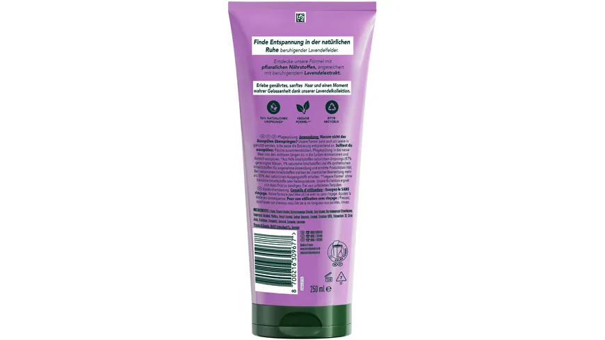Herbal Essences Anti-Frizz Lavendelduft Pflegespülung 250 ml
