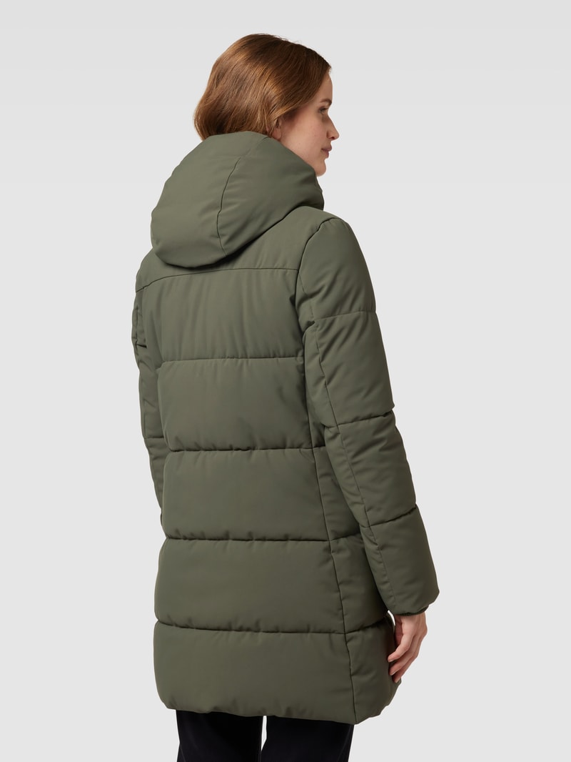 Steppmantel mit Kapuze Modell 'BETHANY' in khaki