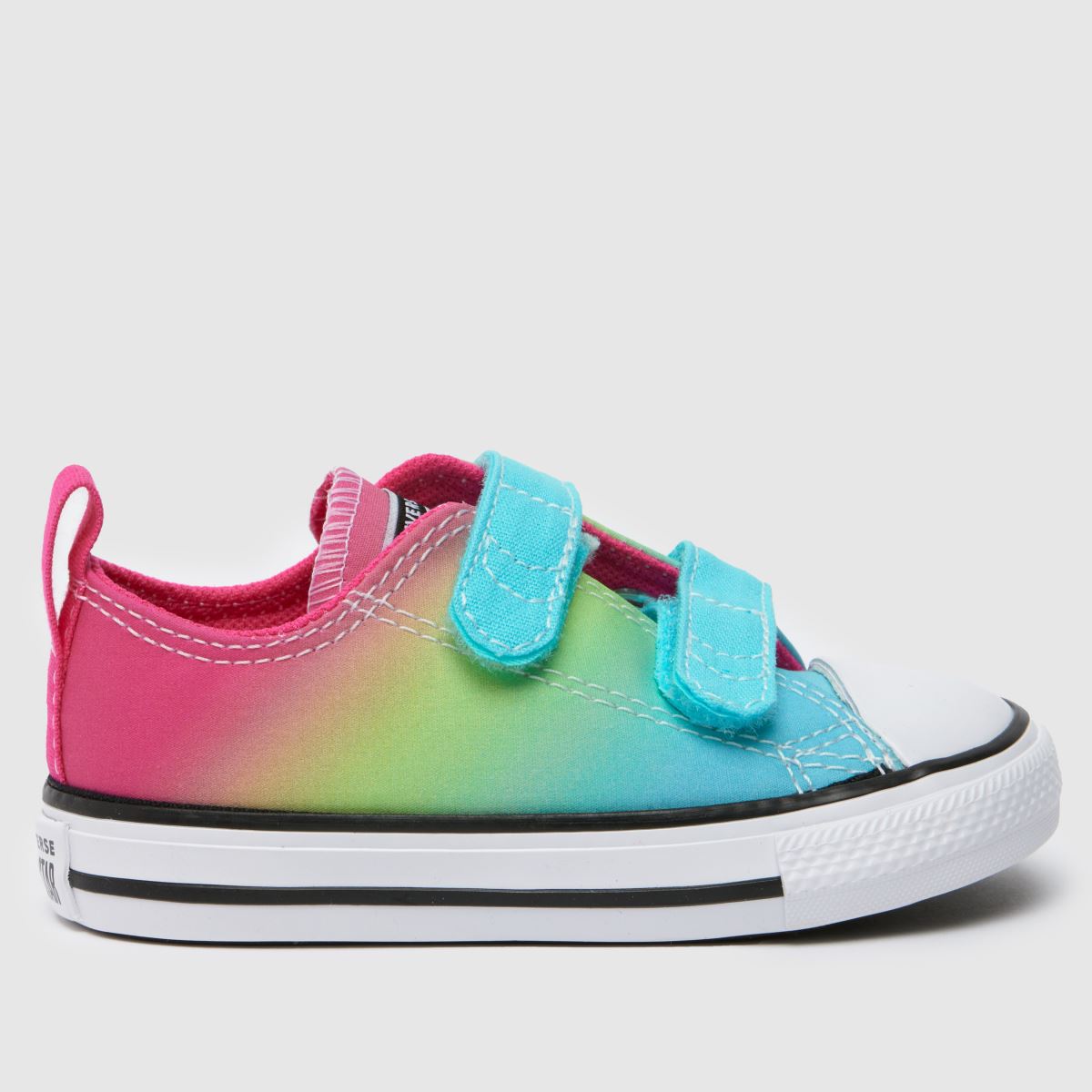 Converse multifärgade all star lo 2v flickor småbarnsskor