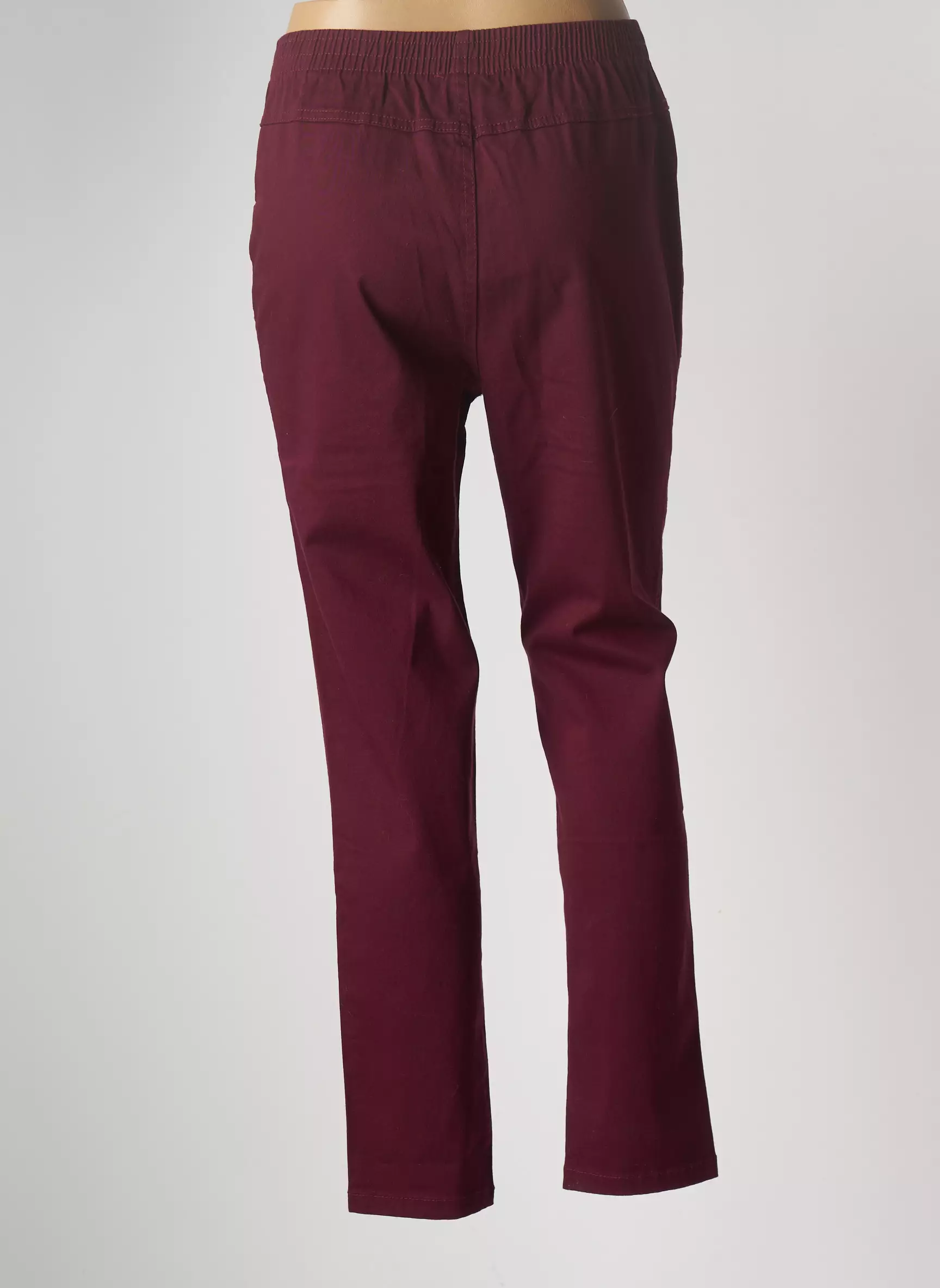 Multiples Pantalons Slim Femme couleur rouge