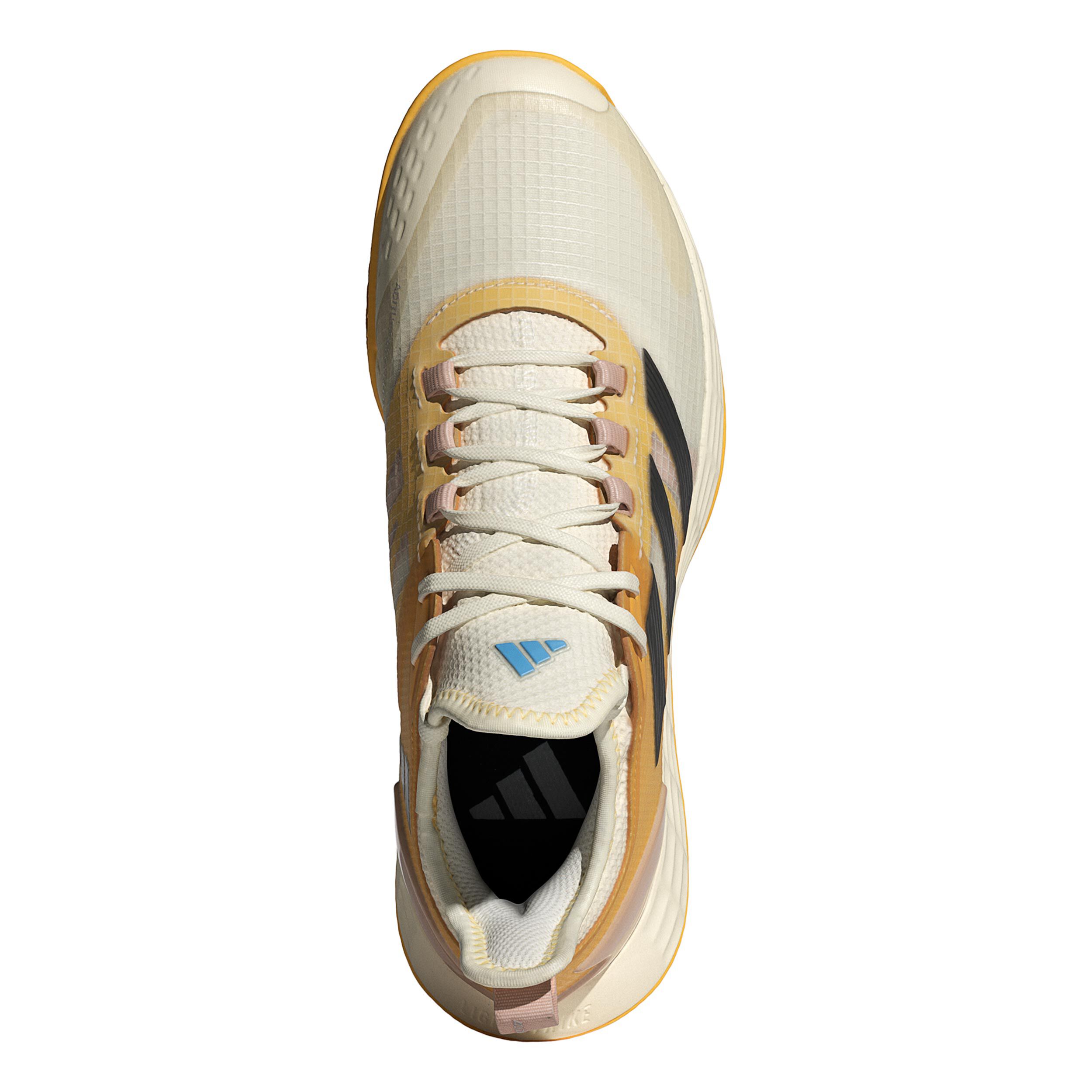 Adizero Ubersonic 4.1 Sandplatzschuh Damen - Weiß, Caramel