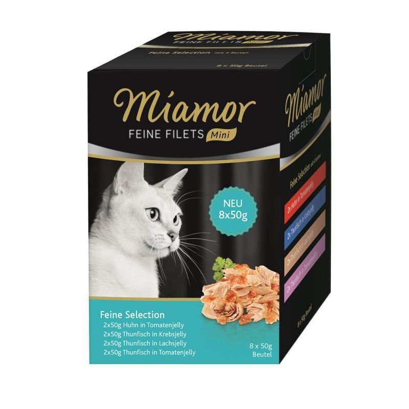 Miamor Nassfutter Miamor Feine Filets Mini 8x50g Feine Selection