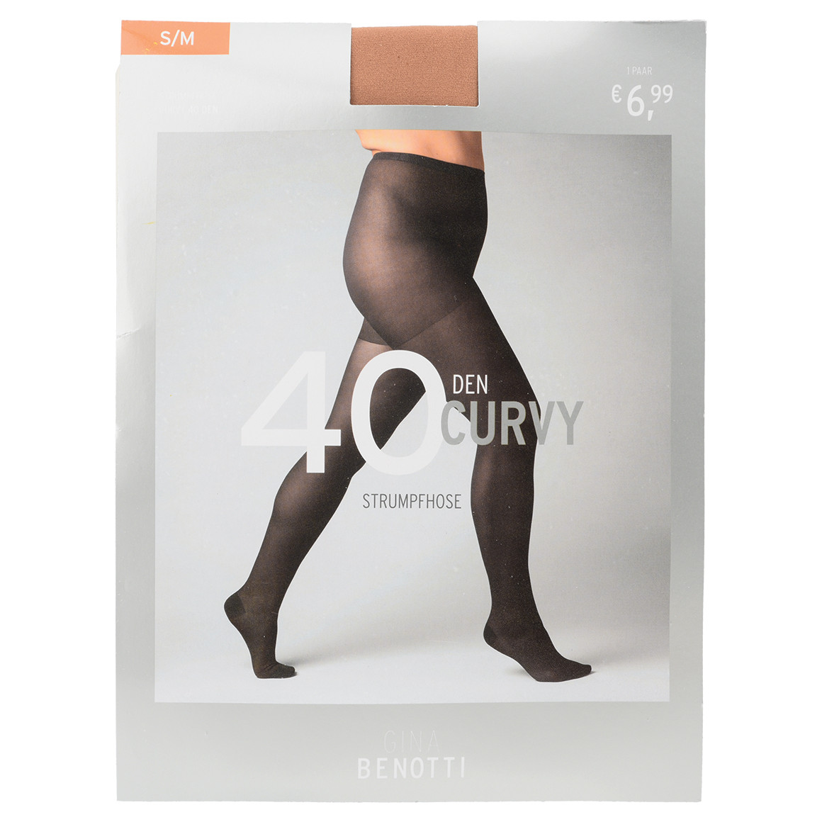 Damen Curvy-Strumpfhose 40 DEN