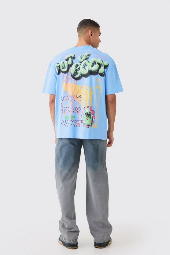 Oversize T-Shirt mit Print