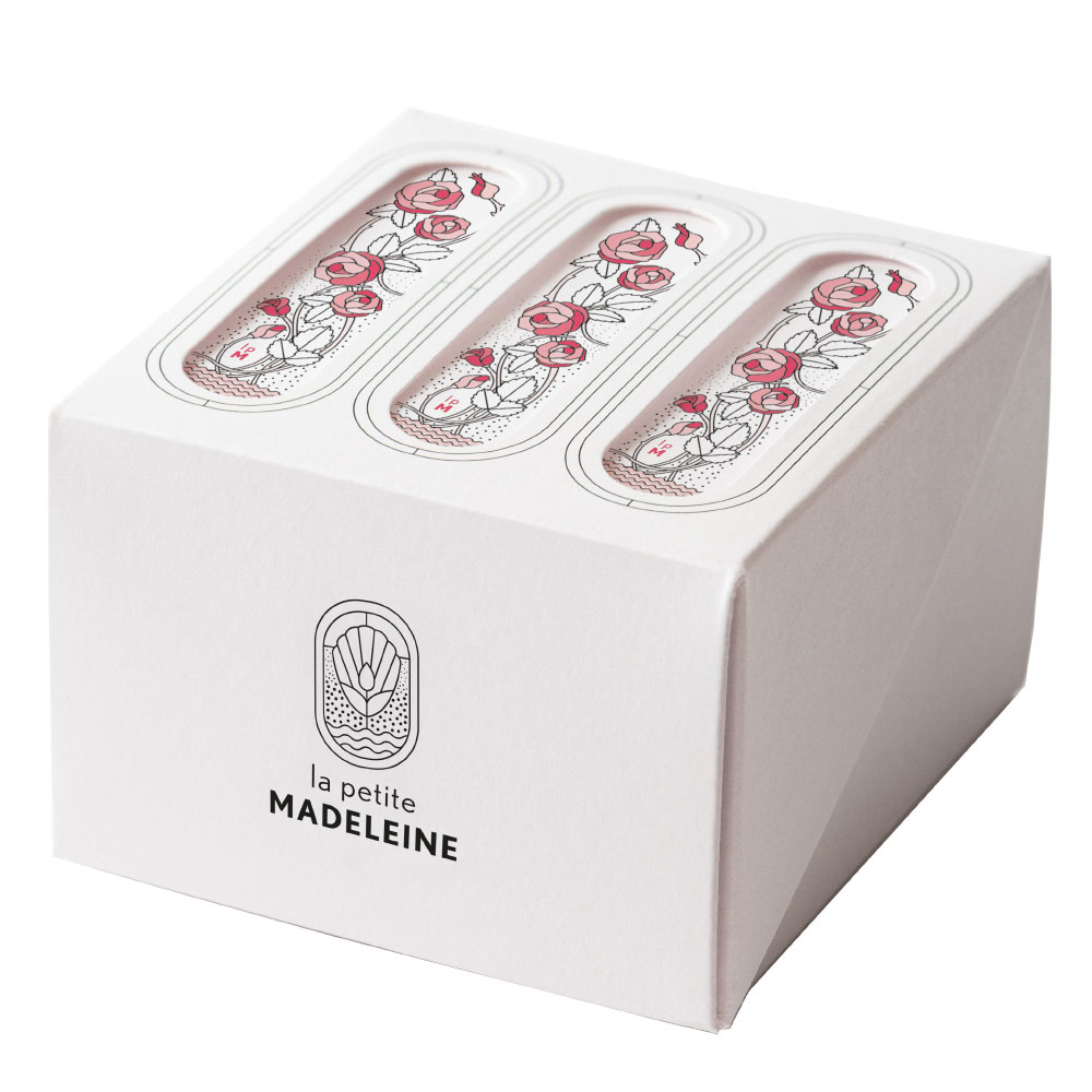 la petite madeleine Sous le silence de la Rose Coffret 3 savons