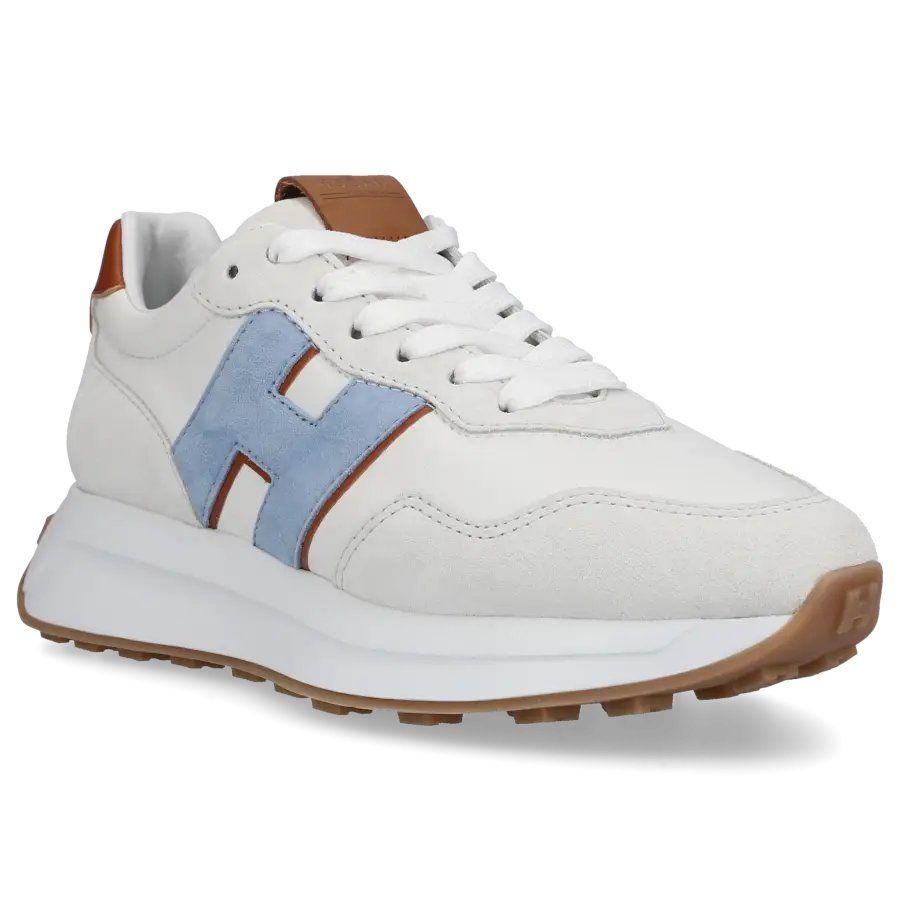 Hogan - Sneaker low H641 Nappaleder Veloursleder - weiß