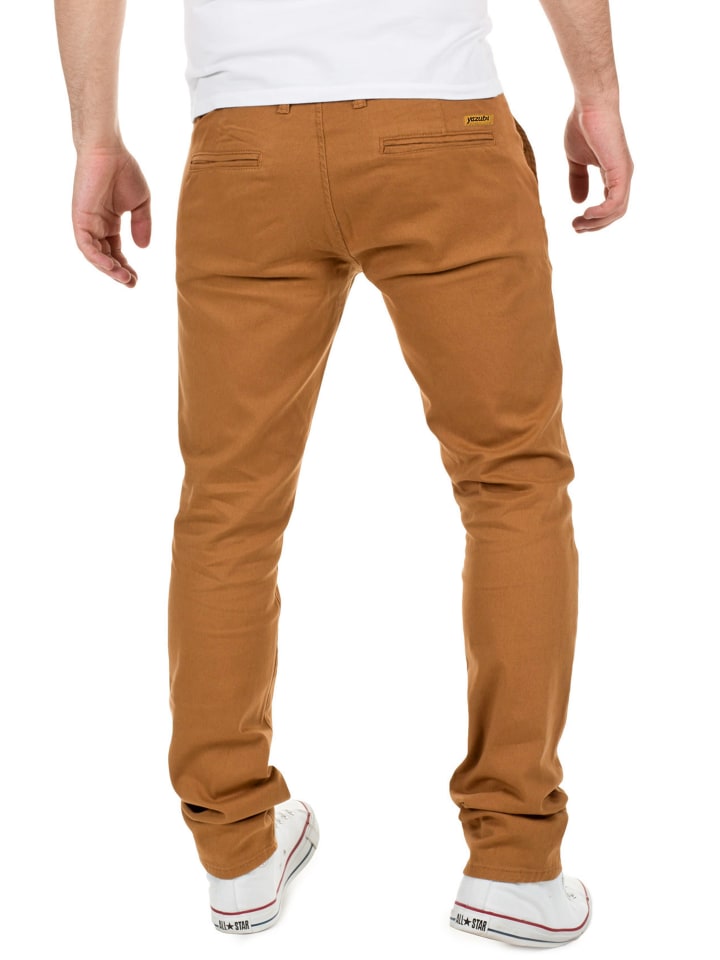 Yazubi Chinohose Dustin in Camel günstig kaufen