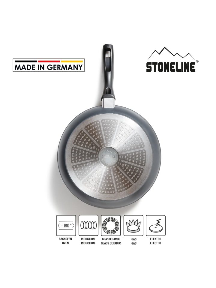 Stoneline Bratpfanne 28 cm | ohne Deckel in Anthrazit günstig kaufen Ø 28 cm