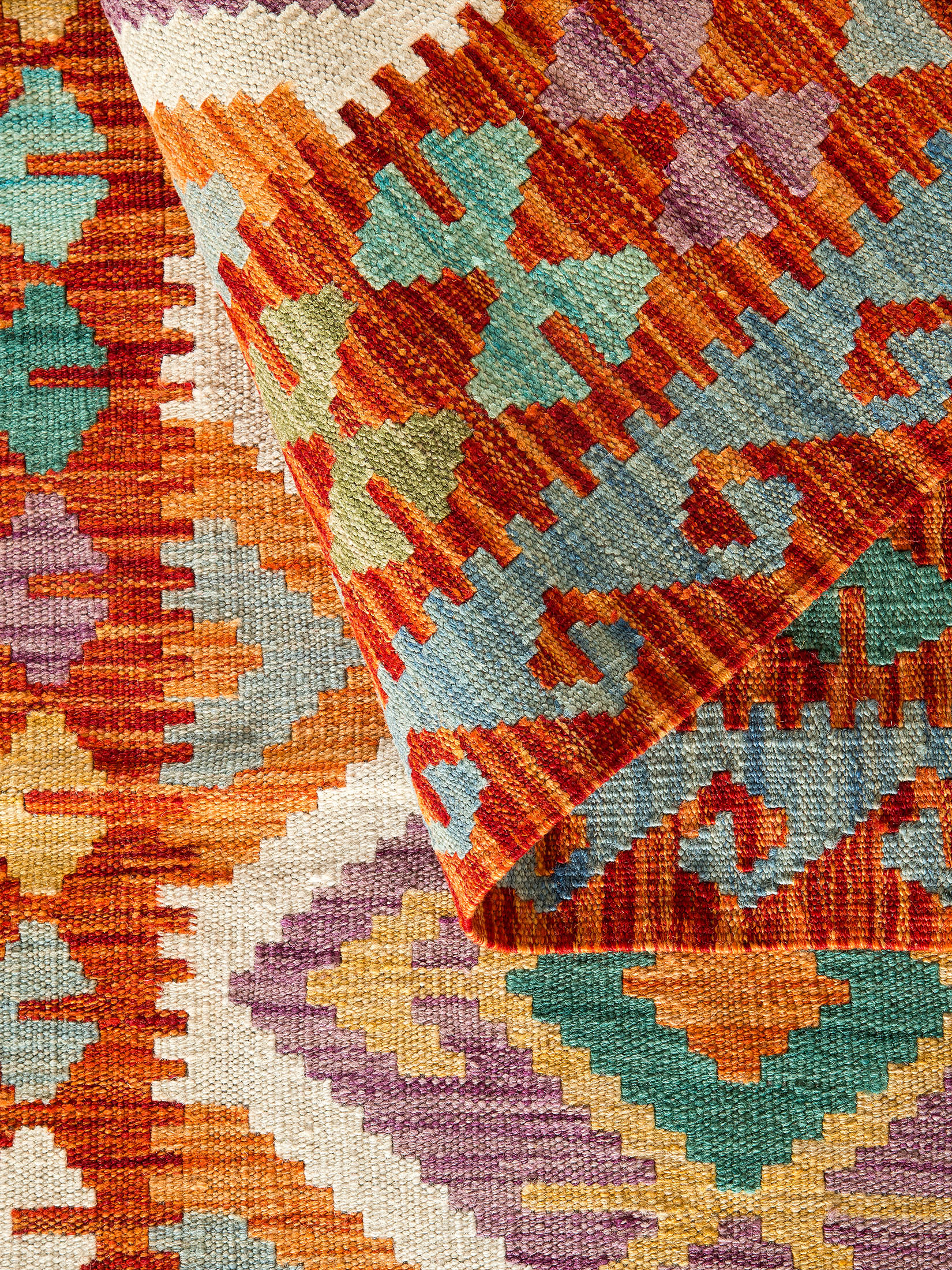 Afghan Kelim ca. 100 x 149 cm, Unikat / Einzelstück