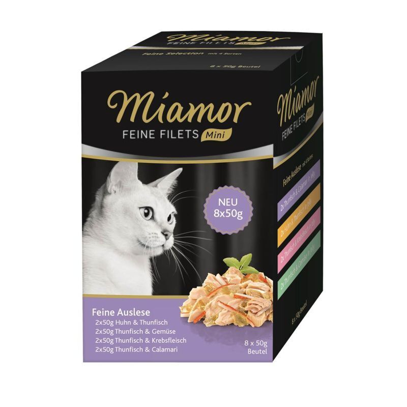 Miamor Nassfutter Miamor Feine Filets Mini 8x50g Feine Auslese