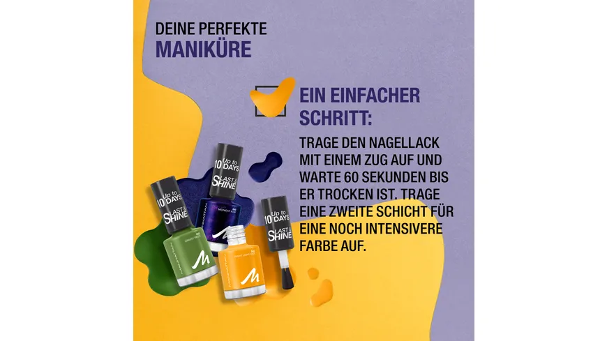 MANHATTAN Last&Shine Nagellack 8 ml 040 - 040 Midnight Rush