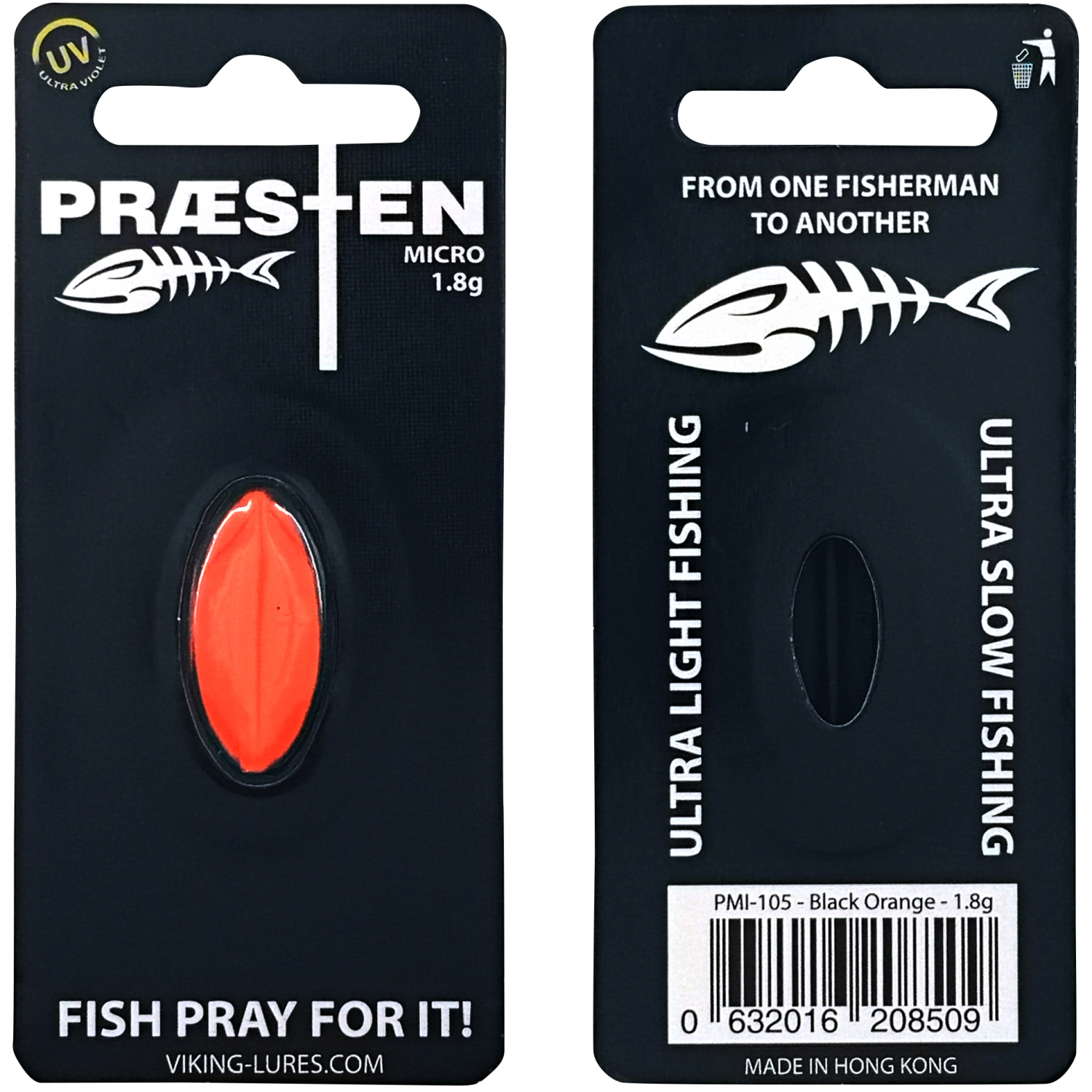 OGP Inlineköder Præsten Mikro (Black/Orange)