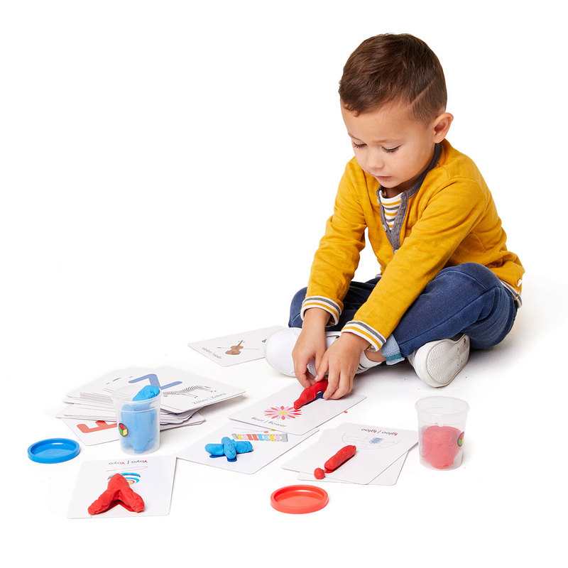 Coffret de lettres à modeler bilingue Oxybul