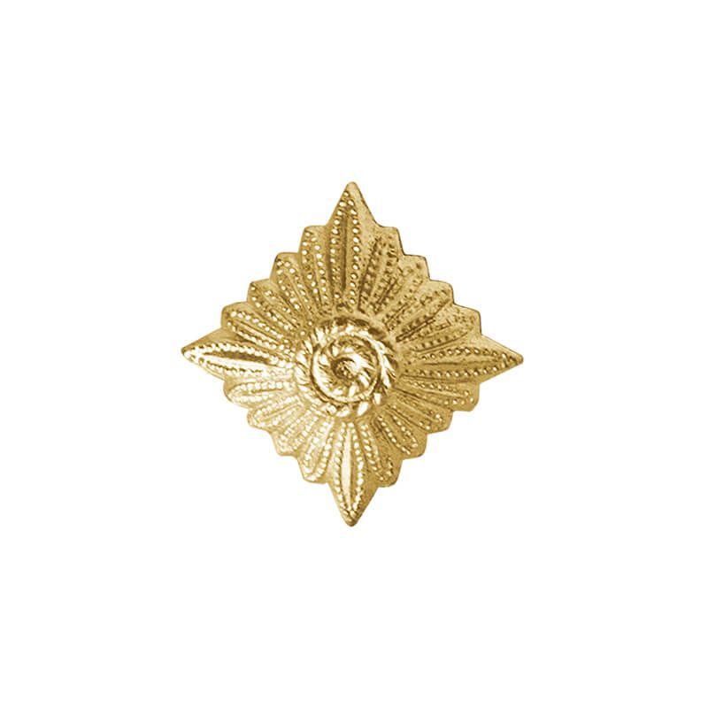 Schulterklappenauflage Rangstern Metall